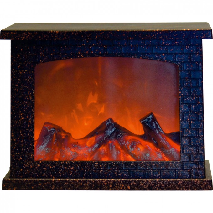 Фонарь светодиодный «Камин» UNIEL ULD-L2821-005/DNB/RED BROWN FIREPLACE UL-00007291