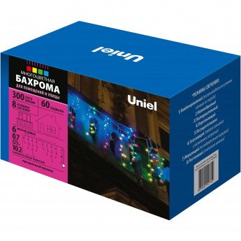 Гирлянда UNIEL ULD-B6007-300/DTA MULTI IP44