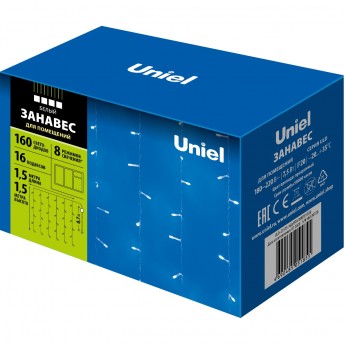 Гирлянда UNIEL ULD-C1515-160/DTA WHITE IP20