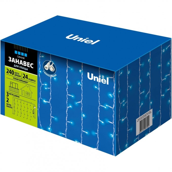 Гирлянда UNIEL ULD-C2030-240/TWK BLUE IP67 UL-00001358