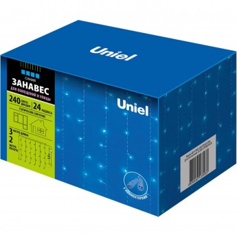 Гирлянда UNIEL ULD-C3020-240/STK BLUE IP44