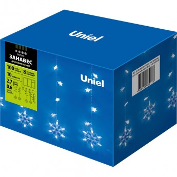 Гирлянда UNIEL ULD-E2706-100/DTA WHITE IP20 SNOWFALL