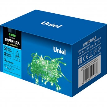 Гирлянда UNIEL ULD-S0500-050/DTA GREEN IP20