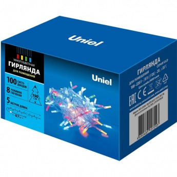 Гирлянда UNIEL ULD-S0500-100/DTA MULTI IP20 CRYSTAL