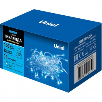 Гирлянда UNIEL ULD-S1000-100/DTA BLUE IP20