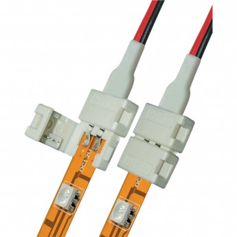 Коннектор для соединения светодиодных лент UNIEL UCX-SD2/B20-NNN WHITE 020 POLYBAG