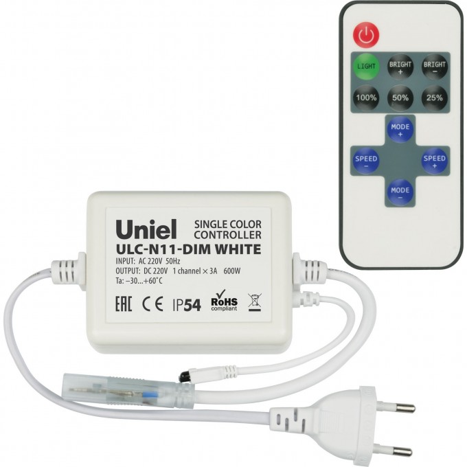 Контроллер UNIEL ULC-N11-DIM WHITE UL-00002277