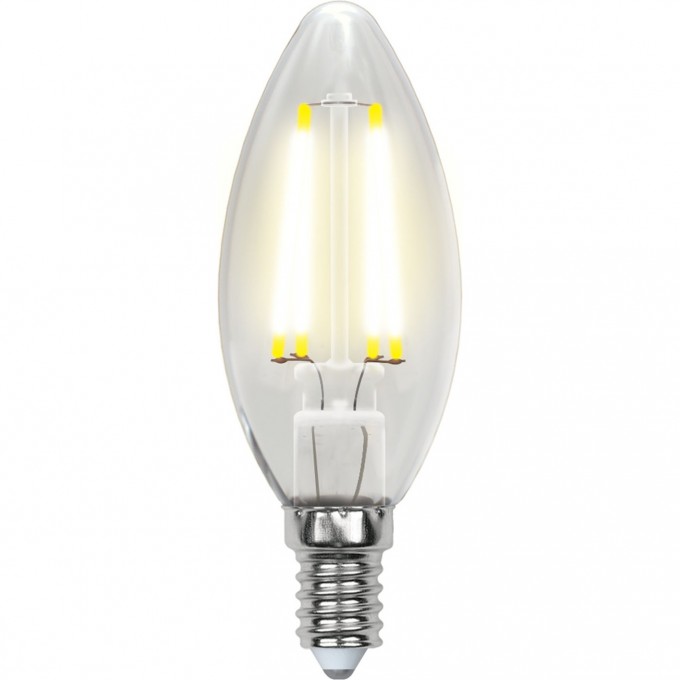 Лампа светодиодная UNIEL LED-C35-6W/NW/E14/CL GLA01TR картон UL-00002198