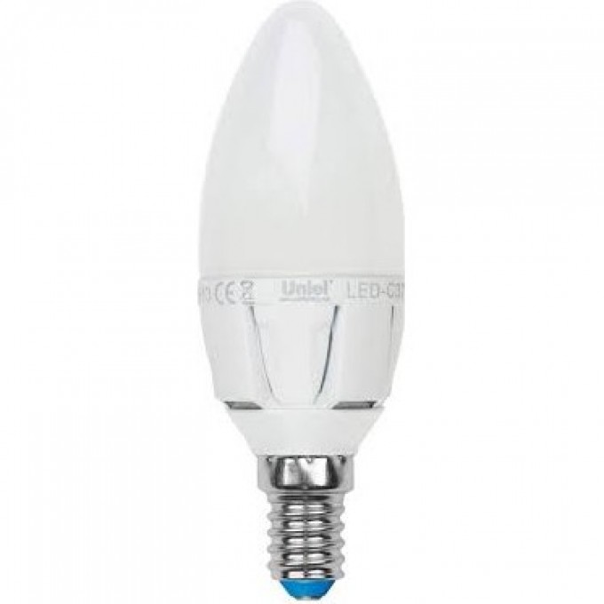 Лампа светодиодная UNIEL LED-C37-6W/NW/E14/FR ALP01WH 07889