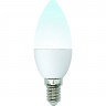 Лампа светодиодная UNIEL LED-C37-6W/NW/E14/FR/MB PLM11WH картон UL-00002374