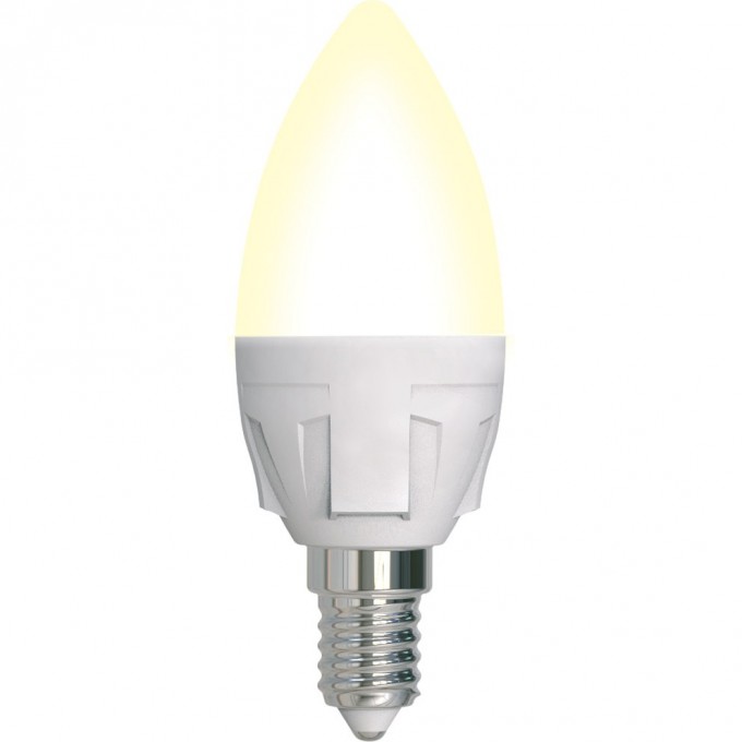 Лампа светодиодная UNIEL LED-C37 7W/3000K/E14/FR/DIM PLP01WH картон UL-00004296