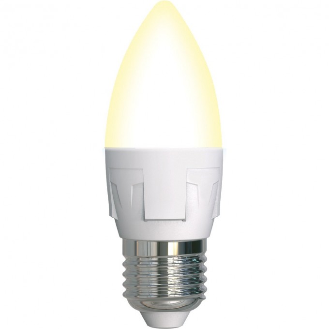 Лампа светодиодная UNIEL LED-C37 7W/3000K/E27/FR/DIM PLP01WH картон UL-00004297