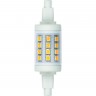 Лампа светодиодная UNIEL LED-J78-6W/WW/R7s/CL PLZ06WH картон UL-00001554