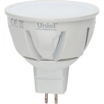 Лампа светодиодная UNIEL LED-JCDR-5W/NW/GU5.3/FR ALP01WH