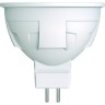 Лампа светодиодная UNIEL LED-JCDR 6W/NW/GU5.3/FR/DIM PLP01WH картон UL-00003989