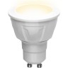 Лампа светодиодная UNIEL LED-JCDR 6W/WW/GU10/FR PLP01WH картон UL-00002423