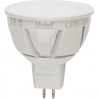 Лампа светодиодная UNIEL LED-JCDR-7W/WW/GU5.3/FR ALP01WH