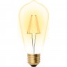 Лампа светодиодная UNIEL LED-ST64-5W/GOLDEN/E27 GLV22GO UL-00002360