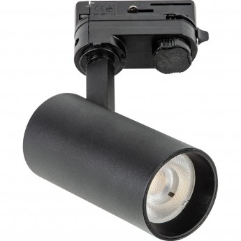 Светильник-прожектор светодиодный UNIEL ULB-T55-30W/3000K BLACK трековый, 3000К, черный Светильник-прожектор светодиодный UNIEL ULB-T55-30W/3000K BLACK трековый, 3000К, черный