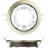 Светильник UNIEL GX53/H2 ANTIQUE BRASS 10 PROM UL-00005056