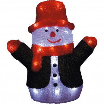 Светодиодная фигура UNIEL ULD-M2730-024/STA WHITE IP20 SNOWMAN