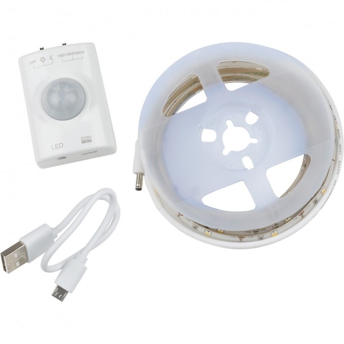 Светодиодная лента UNIEL ULS-R21-2,4W/4000K/1,0M/RECH SENSOR Smart Light блистер UL-00004450