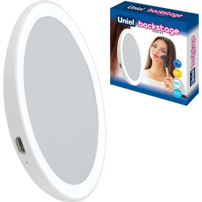 Зеркало UNIEL ULK-F73 SW/DIM/RECH WHITE UL-00007899